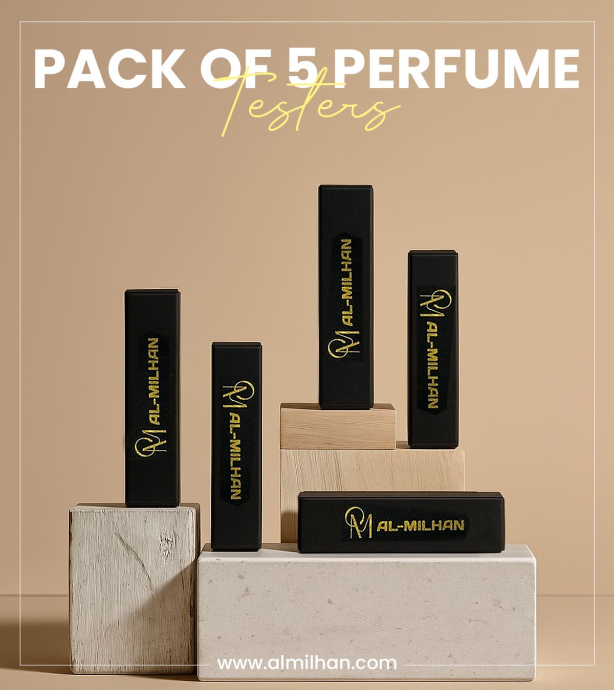 SET OF 5  MINI SCENTS TESTERS