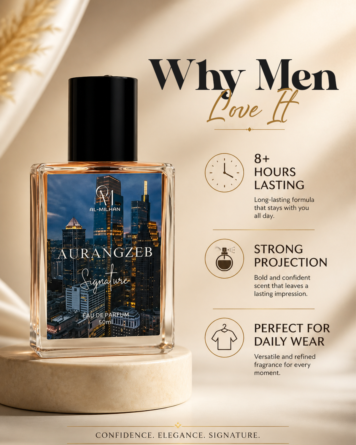 AURANGZEB — Bold, Elegant & Long Lasting